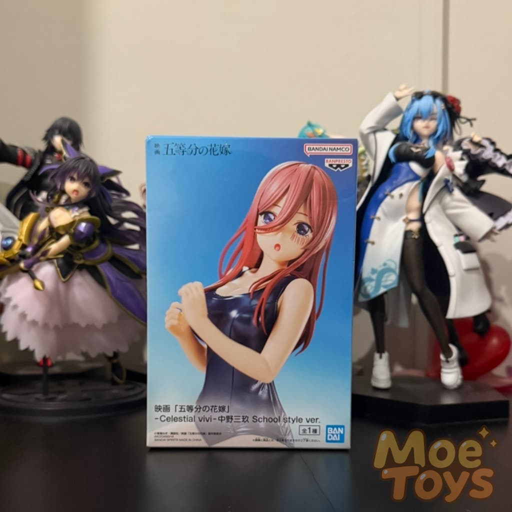 BANPRESTO Celestial Vivi Figure - Miku Nakano - School Swimsuit - Gotoubun no Hanayome