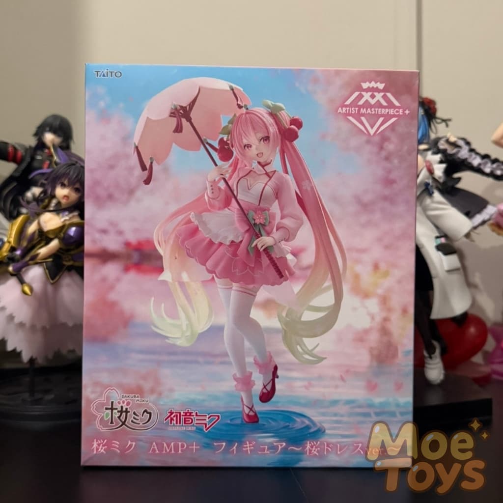 Taito Artist Masterpiece AMP+ Figure - Hatsune Miku - Sakura Dress - Vocaloid
